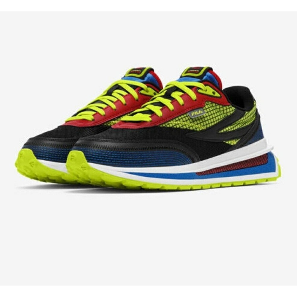 Fila Renno Bold Running sneakers Black/Multicolor Men's Size 9.5